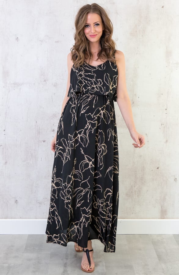 Maxi Print Jurk Dames – shoparchief, foto 6