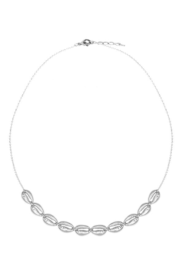 Choker Ketting Schelpen Zilver – shoparchief, foto 2