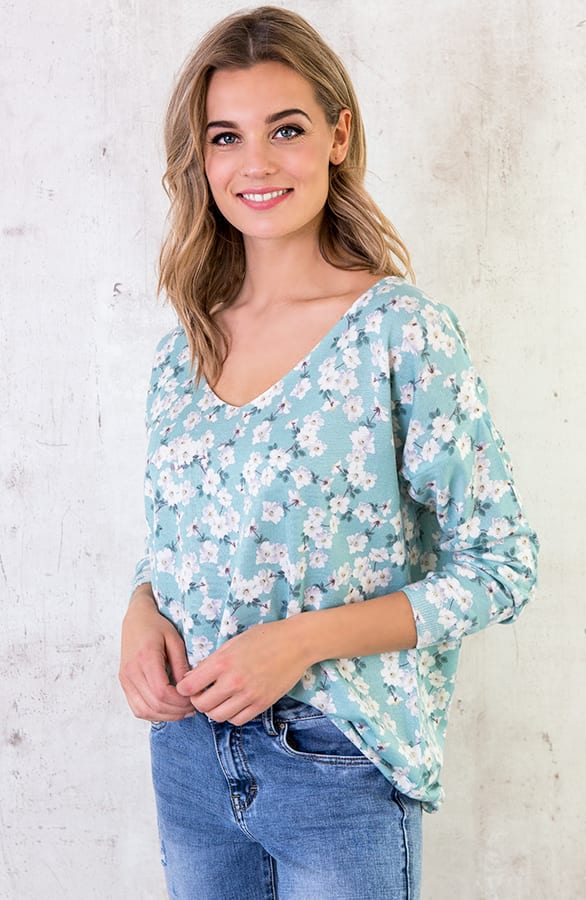 Bloemen Trui Mint – shoparchief, foto 7