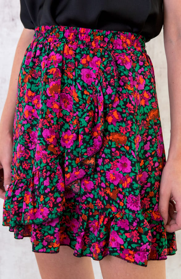 Rok Met Bloemenprint – shoparchief, foto 5