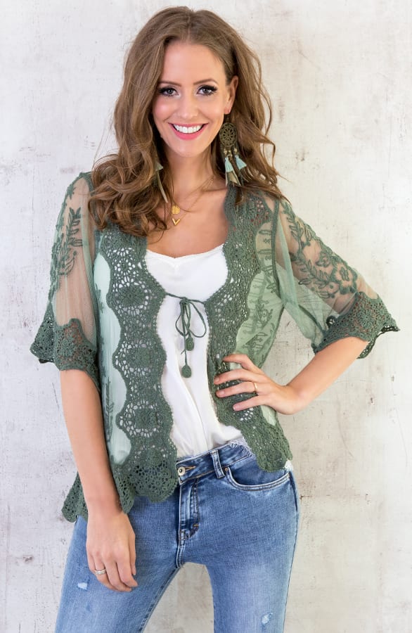 Vest Kant Legergroen – shoparchief, foto 2
