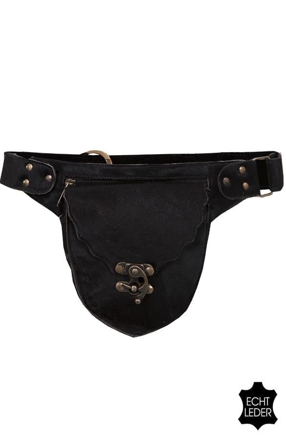 Leder Hüfttasche Schwarz, Shoparchiv, Foto 1