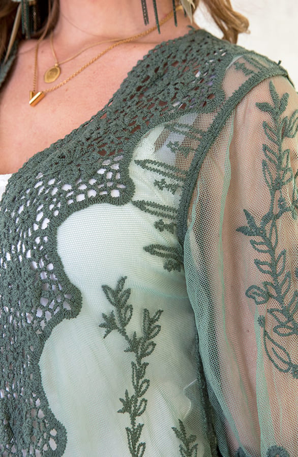 Vest Kant Legergroen – shoparchief, foto 5