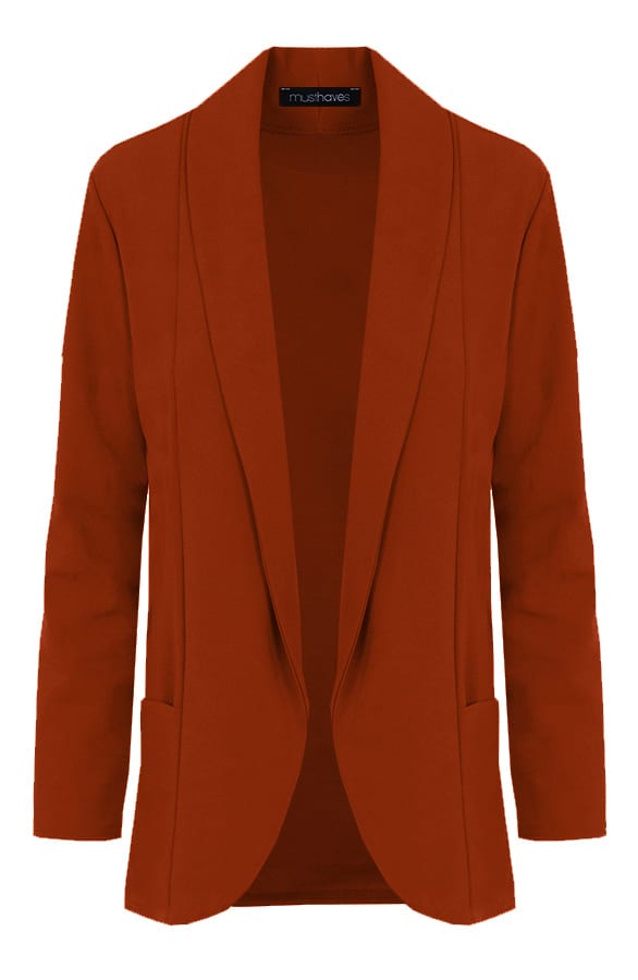 Basic Blazer Terracotta – shoparchief, foto 1