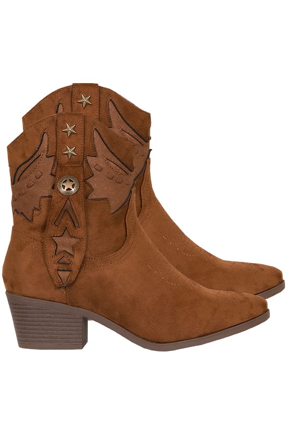 Cowboystiefel Suede Cognac, Shoparchiv, Foto 1