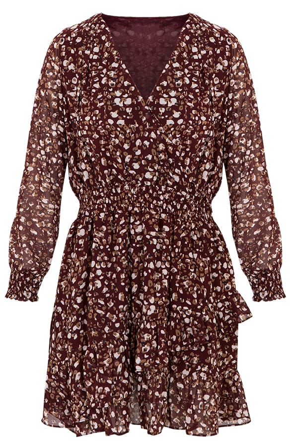 Dynasty Jurk Bordeaux – shoparchief, foto 1
