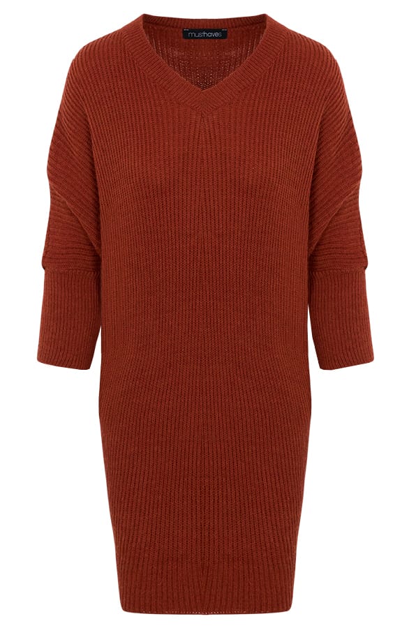 Gebreide Oversized Trui Terracotta – shoparchief, foto 1