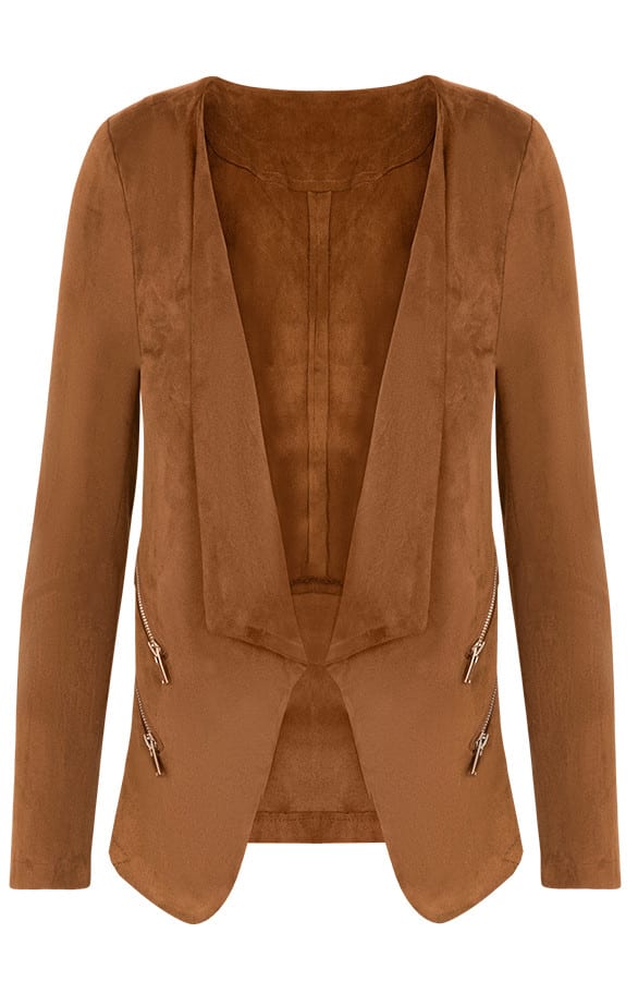 Suede Jasje Rits Cognac – shoparchief, foto 1