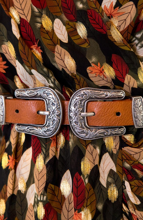 Taille Riem Met Gespen Cognac – shoparchief, foto 3