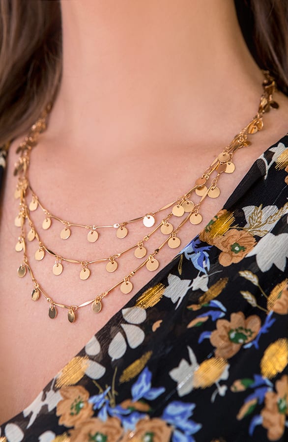 Munten Laagjes Ketting Goud – shoparchief, foto 1
