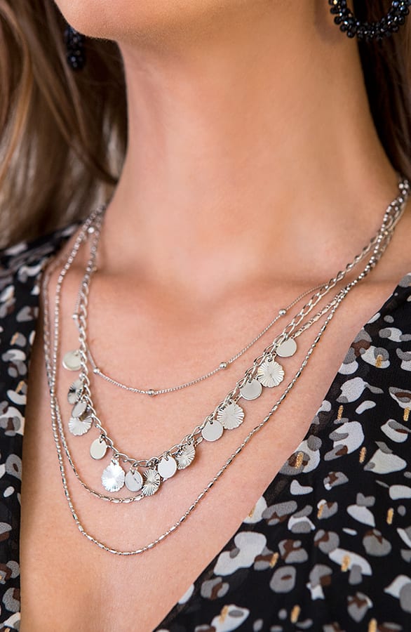 Laagjes Ketting Dames Zilver – shoparchief, foto 1