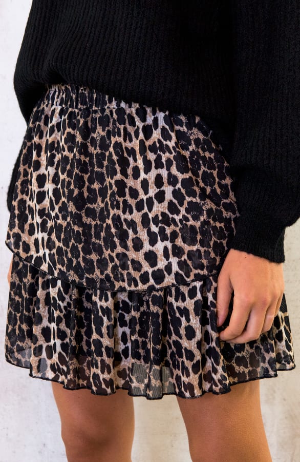 Leopard Laagjes Rok Luxury – shoparchief, foto 4