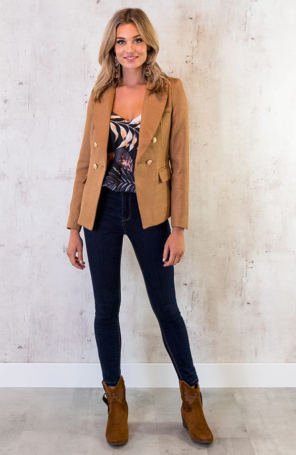 Exclusive Camel Blazer – shoparchief, foto 4