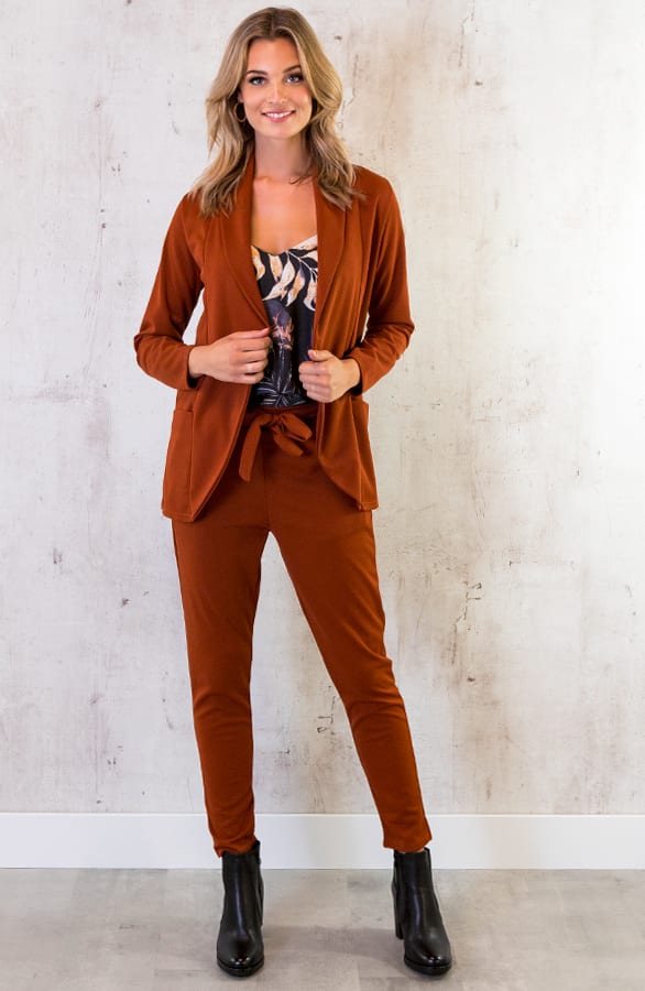 Basic Blazer Terracotta – shoparchief, foto 3
