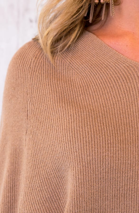 Oversized Trui Taupe – shoparchief, foto 4