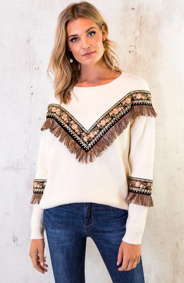 Creool Oorbellen Met Hanger Rose Creme – shoparchief, foto 5