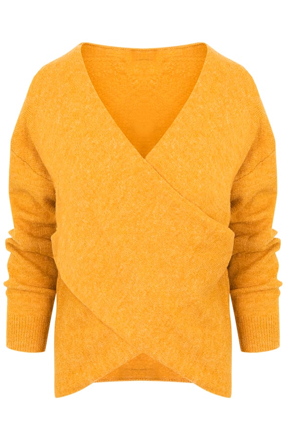 Need This Sweater Twist Oker – shoparchief, foto 1