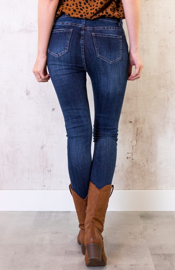 Spijkerbroek Dames Blauw – shoparchief, foto 4