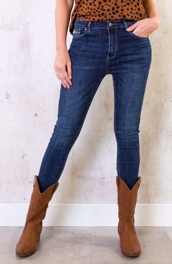 Spijkerbroek Dames Blauw – shoparchief, foto 2
