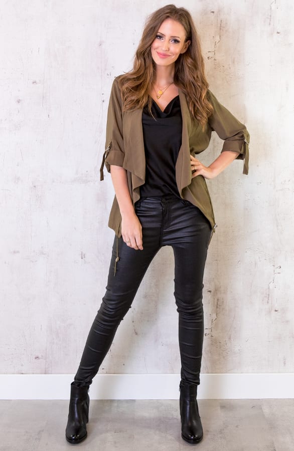 Wanted Jacket Dames Legergroen – shoparchief, foto 4