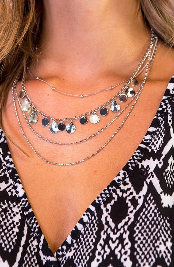 Laagjes Ketting Dames Zilver – shoparchief, foto 4