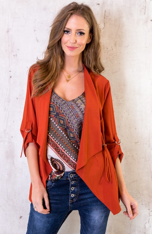 Wanted Jacket Dames Terracotta – shoparchief, foto 3