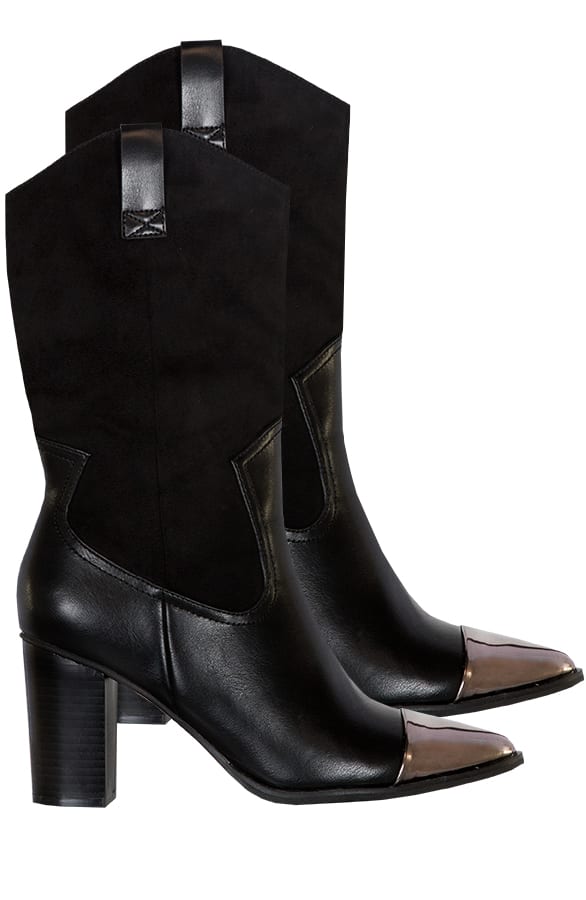 Cowboystiefel Damen Metallic, Shoparchiv, Foto 2