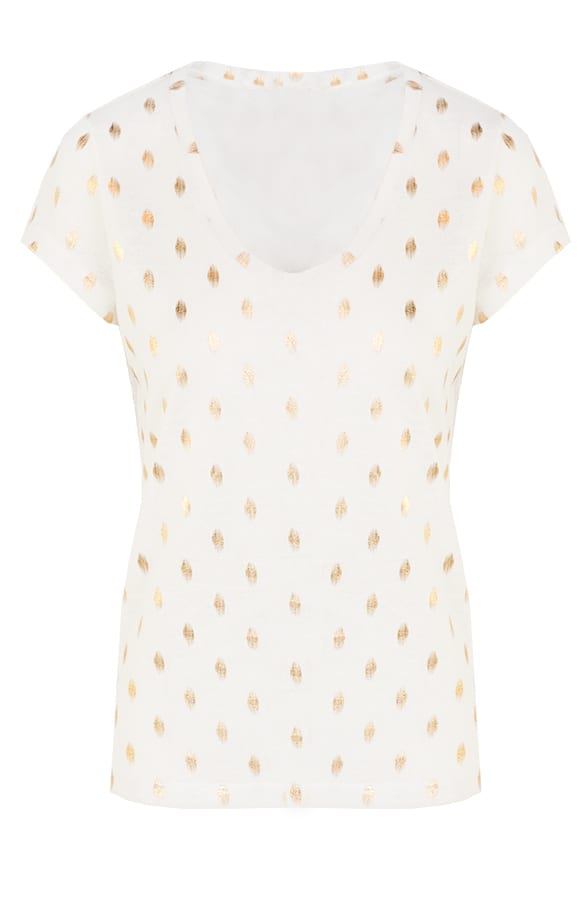 Golden Leaves Top Creme – shoparchief, foto 1