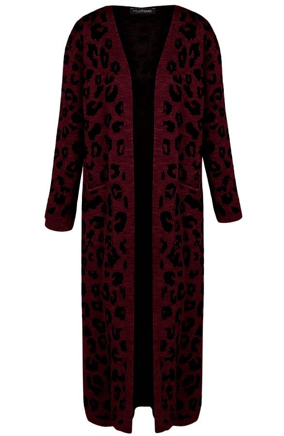 Panter Vest Lang Bordeaux – shoparchief, foto 1