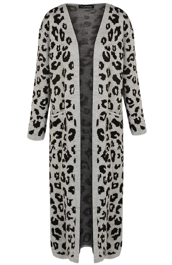 Panter Vest Lang Grijs – shoparchief, foto 1