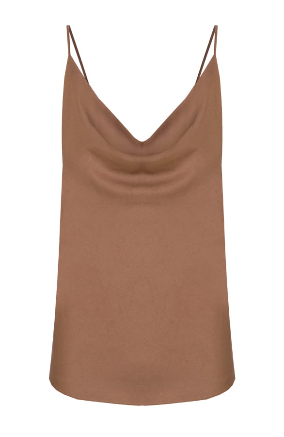 Spaghetti Top Waterval Cognac – shoparchief, foto 1