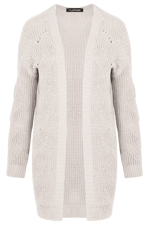 Vest Met Motief Creme – shoparchief, foto 1