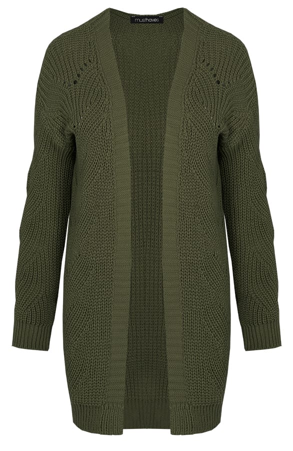 Vest Met Motief Legergroen – shoparchief, foto 1