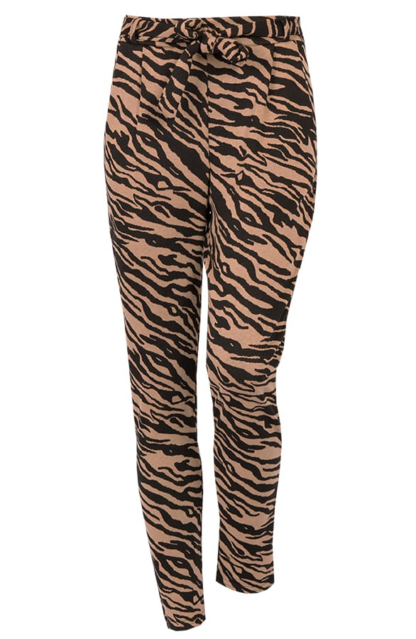 Zebra Broek Met Strik – shoparchief, foto 1