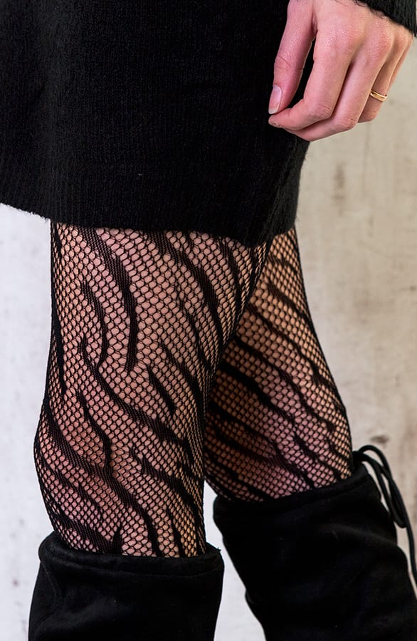 Zebra Panty Zwart – shoparchief, foto 1