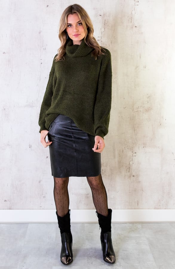 Oversized Coltrui Legergroen – shoparchief, foto 3