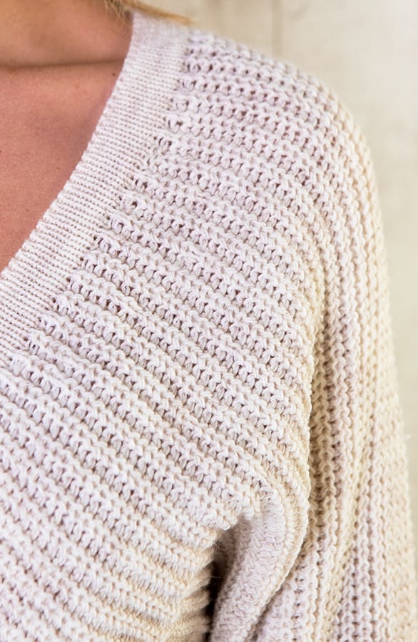 Gebreide Rok Dames Beige – shoparchief, foto 5