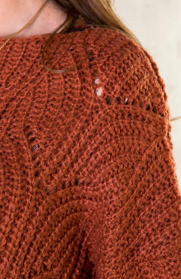 Trui Met Motief Terracotta – shoparchief, foto 6
