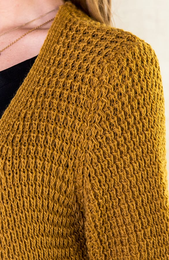 Overknee Vest Dames Okergeel – shoparchief, foto 4