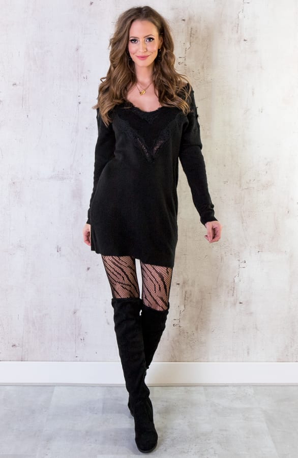 Tuniek Met Kant Zwart – shoparchief, foto 3