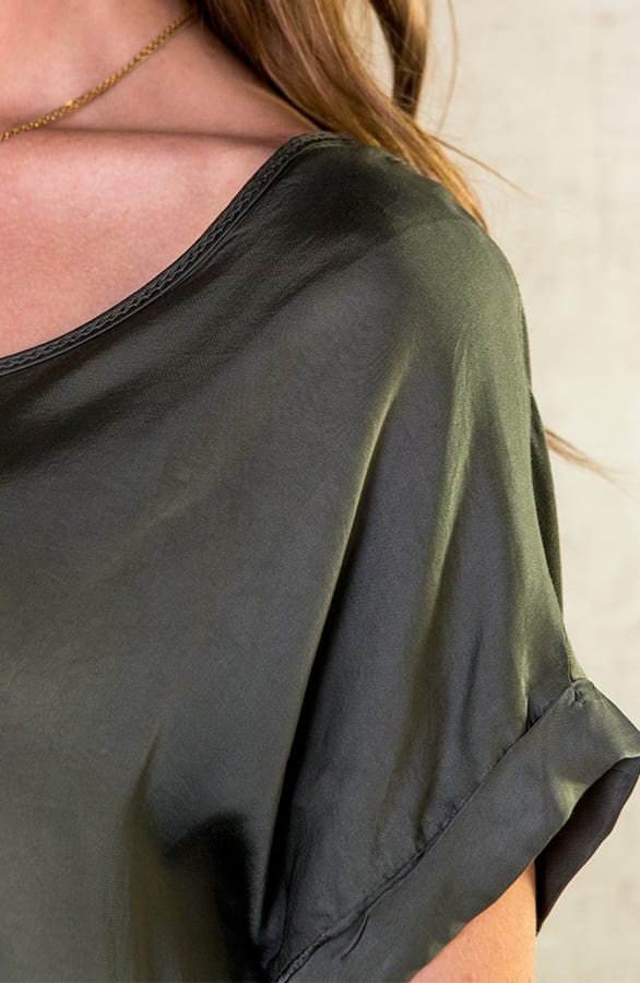 Silk Touch Tuniek Legergroen – shoparchief, foto 5