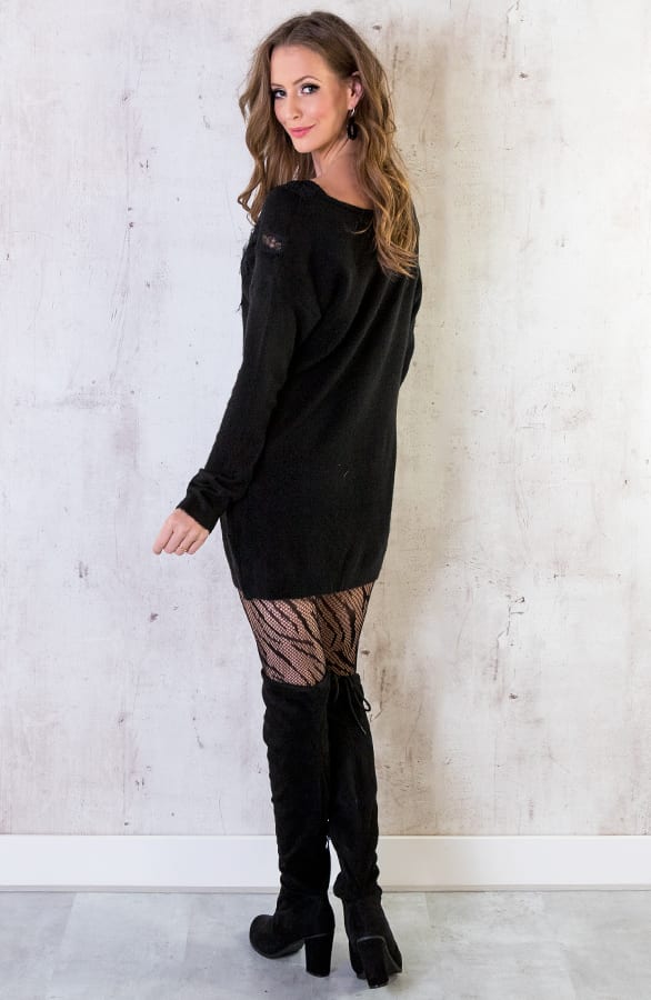 Tuniek Met Kant Zwart – shoparchief, foto 4