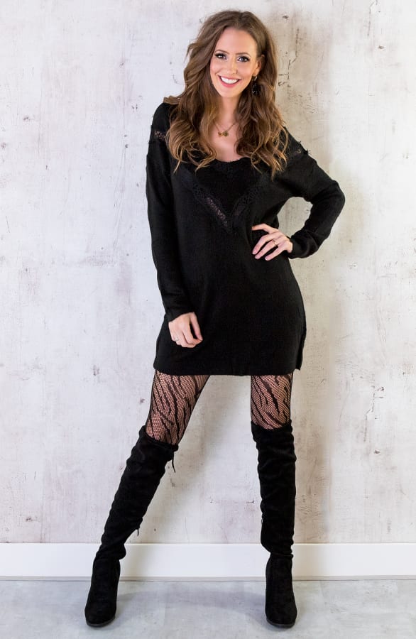 Tuniek Met Kant Zwart – shoparchief, foto 6