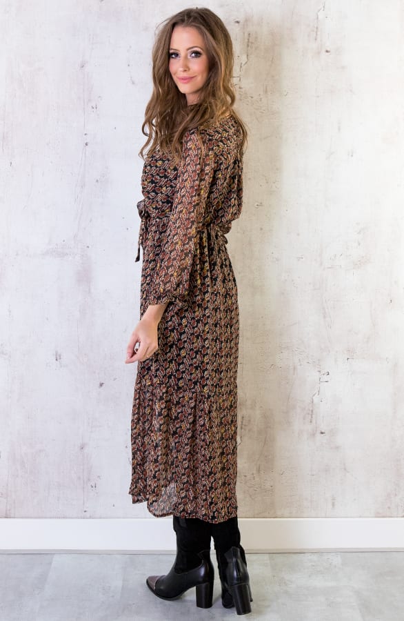 Maxi Jurk Deluxe Terracotta – shoparchief, foto 3