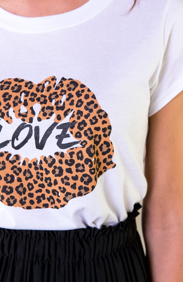 Love Kiss Top Wit – shoparchief, foto 5