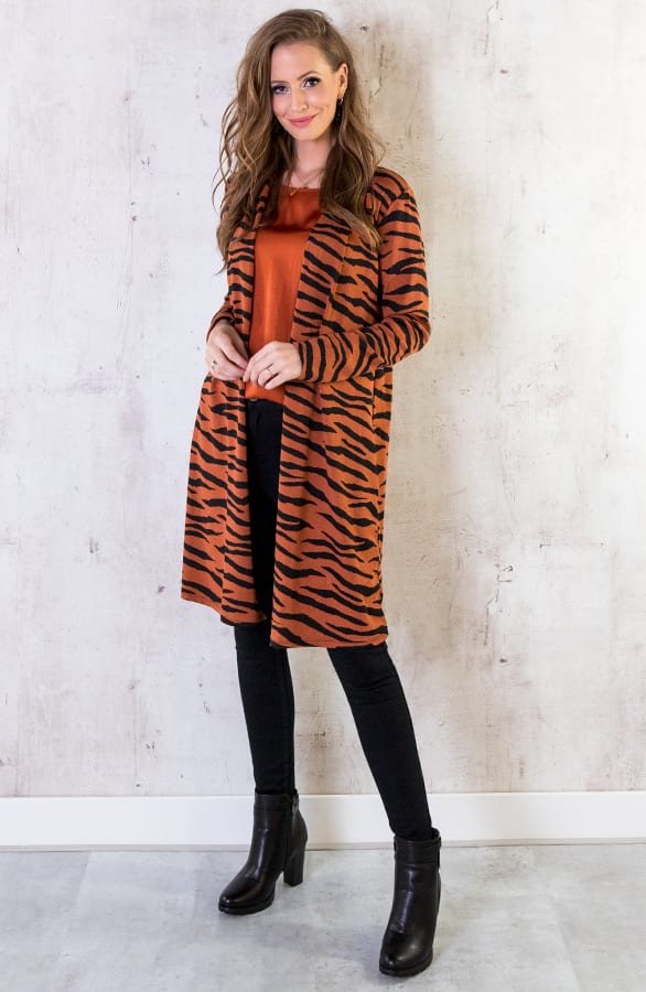 Zebra Vest Terracotta – shoparchief, foto 3