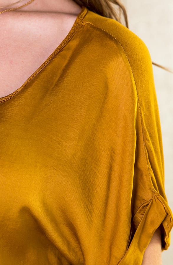 Silk Touch Tuniek Okergeel – shoparchief, foto 5