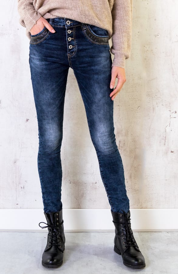 Chino Broek Snake Blauw – shoparchief, foto 2