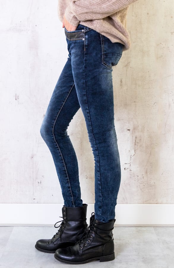 Chino Broek Snake Blauw – shoparchief, foto 3