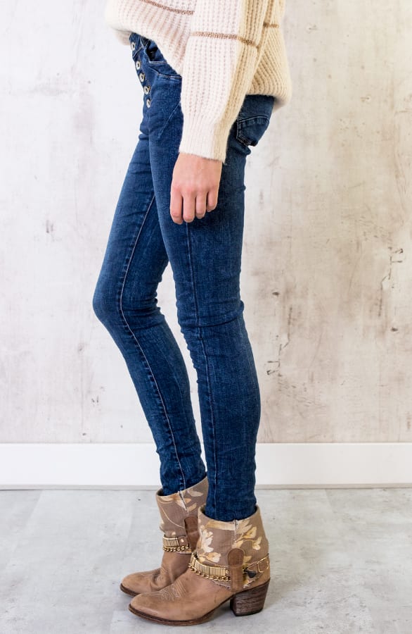Chino Spijkerbroek Blauw – shoparchief, foto 3
